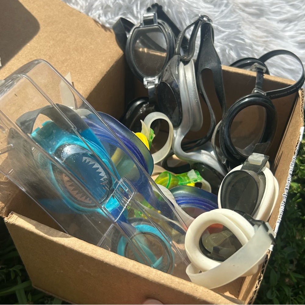 Set of 6 Assorted Swim Goggles Collection